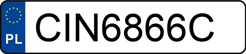 Numer rejestracyjny CIN 6866C posiada VOLKSWAGEN Passat Alltrack 2.0 TDI-CR DPF MR`12 E5 4MOTION DSG - CIN6866C