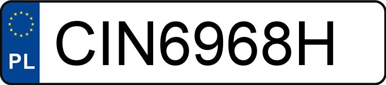 Numer rejestracyjny CIN 6968H posiada RENAULT CLIO - CIN6968H Numer rejestracyjny CIN 6968H posiada RENAULT CLIO - CIN6968H