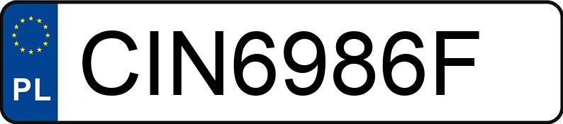 Numer rejestracyjny CIN 6986F posiada TOYOTA Yaris 1.3 MR`99 Luna - CIN6986F Numer rejestracyjny CIN 6986F posiada TOYOTA Yaris 1.3 MR`99 Luna - CIN6986F