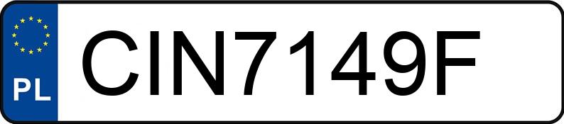 Numer rejestracyjny CIN 7149F posiada JAGUAR S-TYPE - CIN7149F