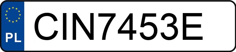 Numer rejestracyjny CIN 7453E posiada SEAT LEON - CIN7453E Numer rejestracyjny CIN 7453E posiada SEAT LEON - CIN7453E
