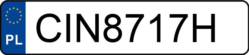 Numer rejestracyjny CIN 8717H posiada BMW 330 Touring Diesel DPF MR`06 E5 E91 xDrive - CIN8717H