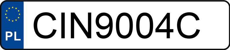 Numer rejestracyjny CIN 9004C posiada FORD FOCUS - CIN9004C Numer rejestracyjny CIN 9004C posiada FORD FOCUS - CIN9004C