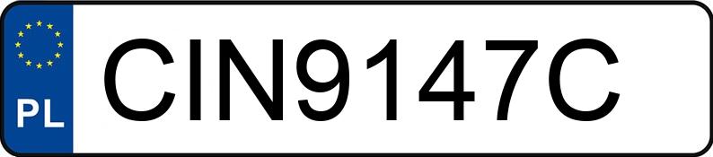 Numer rejestracyjny CIN 9147C posiada VOLKSWAGEN --- - CIN9147C