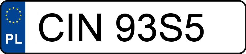 Numer rejestracyjny CIN93S5 posiada HONDA Motocykle szosowe do 250 ccm SH 125i