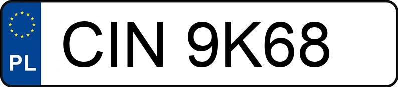 Numer rejestracyjny CIN 9K68 posiada RENAULT MEGANE 1.9 DCI KOMBI - CIN9K68 Numer rejestracyjny CIN 9K68 posiada RENAULT MEGANE 1.9 DCI KOMBI - CIN9K68