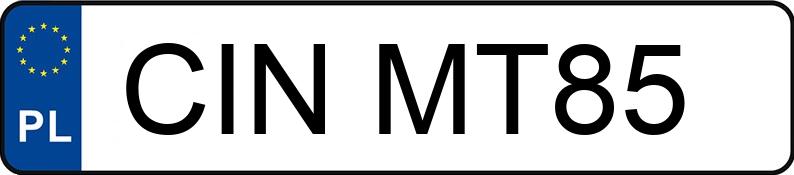 Numer rejestracyjny CIN MT85 posiada TEMARED --- - CINMT85 Numer rejestracyjny CIN MT85 posiada TEMARED --- - CINMT85