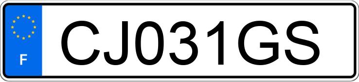 Numer rejestracyjny CJ031GS posiada PEUGEOT 208