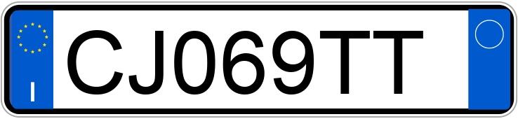 Numer rejestracyjny CJ069TT posiada BMW Serie 3