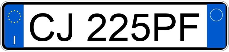 Numer rejestracyjny CJ225PF posiada VOLKSWAGEN Polo 4a serie Numer rejestracyjny CJ225PF posiada VOLKSWAGEN Polo 4a serie