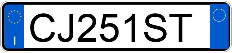 Numer rejestracyjny CJ251ST posiada LANCIA Y Numer rejestracyjny CJ251ST posiada LANCIA Y