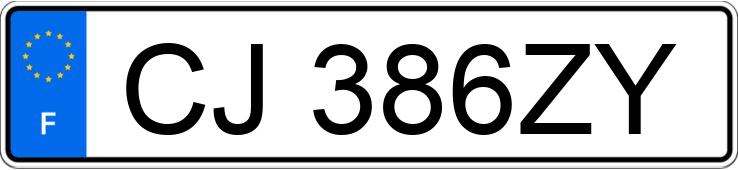 Numer rejestracyjny CJ386ZY posiada NISSAN QASHQAI