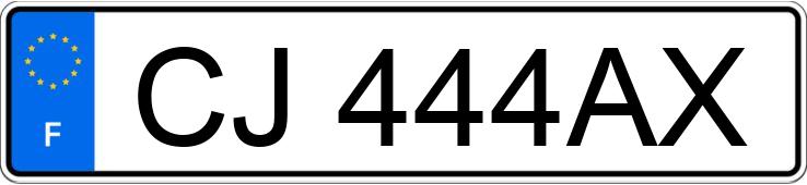 Il numero di registrazione CJ444AX ha RENAULT TWINGO II Il numero di registrazione CJ444AX ha RENAULT TWINGO II