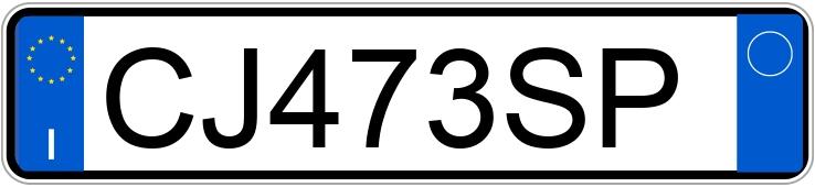 Numer rejestracyjny CJ473SP posiada FIAT Punto 3a serie