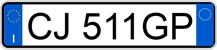 Numer rejestracyjny CJ511GP posiada FORD Ka 1a serie