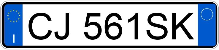 Numer rejestracyjny CJ561SK posiada FIAT Punto 3a serie Numer rejestracyjny CJ561SK posiada FIAT Punto 3a serie