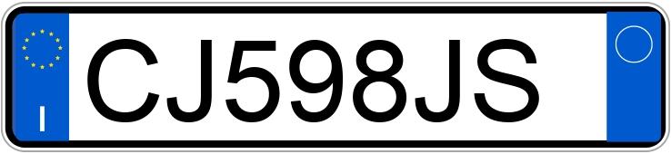 Numer rejestracyjny CJ598JS posiada TOYOTA Yaris