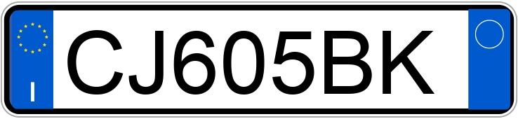 Numer rejestracyjny CJ605BK posiada FIAT Punto 3a serie Numer rejestracyjny CJ605BK posiada FIAT Punto 3a serie