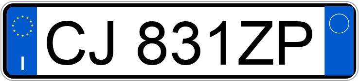 Numer rejestracyjny CJ831ZP posiada MERCEDES Classe C