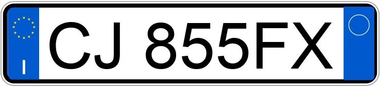 Numer rejestracyjny CJ855FX posiada VOLKSWAGEN Golf 4a serie