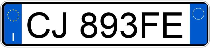 Numer rejestracyjny CJ893FE posiada LANCIA Thesis