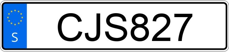 Numer rejestracyjny CJS827 posiada Mazda 323 DX 1.5