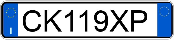 Numer rejestracyjny CK119XP posiada MERCEDES Classe A