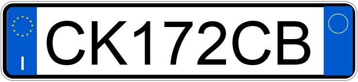 Numer rejestracyjny CK172CB posiada VOLKSWAGEN Golf 4a serie Numer rejestracyjny CK172CB posiada VOLKSWAGEN Golf 4a serie