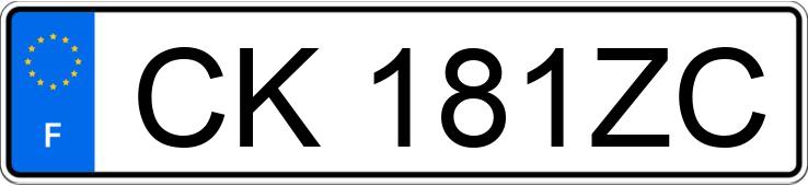 Numer rejestracyjny CK181ZC posiada MERCEDES CLASSE C