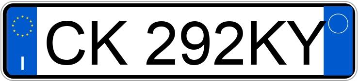 Numer rejestracyjny CK292KY posiada FIAT Panda 2a serie Numer rejestracyjny CK292KY posiada FIAT Panda 2a serie