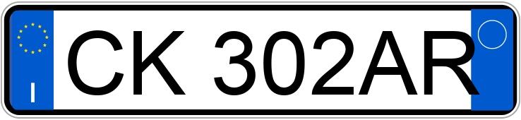 Numer rejestracyjny CK302AR posiada VOLKSWAGEN Golf 4a serie