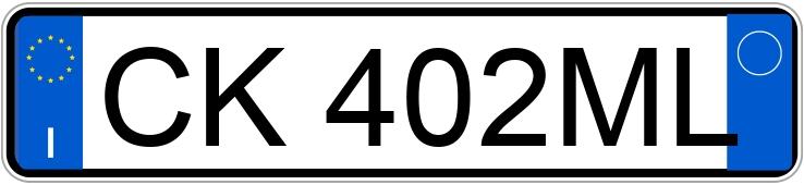 Numer rejestracyjny CK402ML posiada VOLKSWAGEN Golf 5a serie Numer rejestracyjny CK402ML posiada VOLKSWAGEN Golf 5a serie