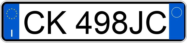 Numer rejestracyjny CK498JC posiada ALFA ROMEO 156 2a serie