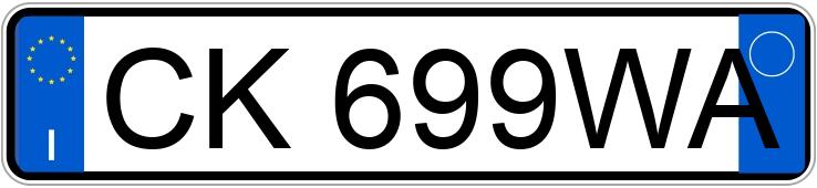Numer rejestracyjny CK699WA posiada FIAT Punto 3a serie Numer rejestracyjny CK699WA posiada FIAT Punto 3a serie