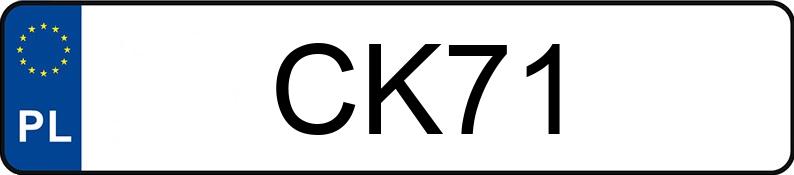 Numer rejestracyjny CK 71 posiada FORD Focus 2.0 EcoBoost MR`15 E6 ST - CK71