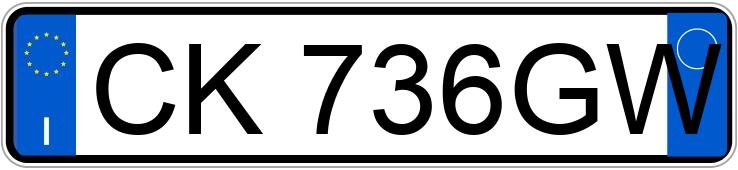 Numer rejestracyjny CK736GW posiada ALFA ROMEO 156 2a serie Numer rejestracyjny CK736GW posiada ALFA ROMEO 156 2a serie