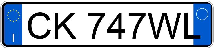 Numer rejestracyjny CK747WL posiada BMW Z4