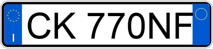 Numer rejestracyjny CK770NF posiada FIAT Punto 3a serie Numer rejestracyjny CK770NF posiada FIAT Punto 3a serie