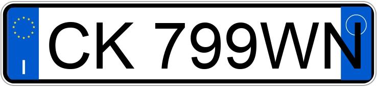 Numer rejestracyjny CK799WN posiada VOLVO V70-XC70