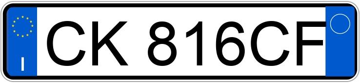 Numer rejestracyjny CK816CF posiada FORD Focus 1a serie
