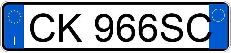 Numer rejestracyjny CK966SC posiada SEAT Ibiza 3a serie Numer rejestracyjny CK966SC posiada SEAT Ibiza 3a serie