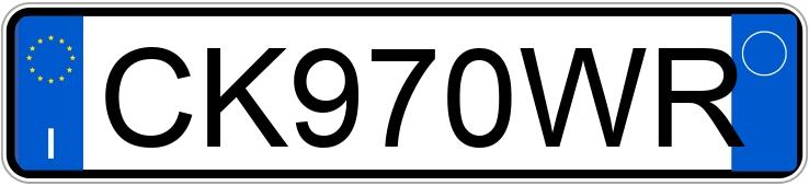 Numer rejestracyjny CK970WR posiada AUDI A4 2a serie Numer rejestracyjny CK970WR posiada AUDI A4 2a serie