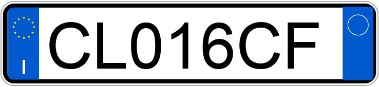 Numer rejestracyjny CL016CF posiada VOLKSWAGEN Touran