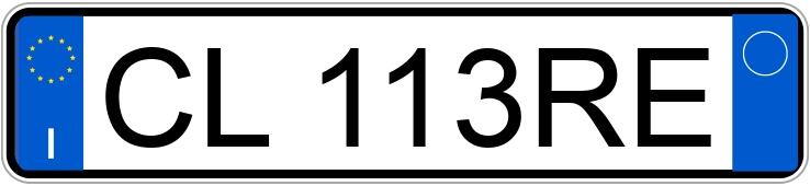 Numer rejestracyjny CL113RE posiada Fiat Doblo