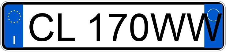 Numer rejestracyjny CL170WW posiada FIAT Stilo
