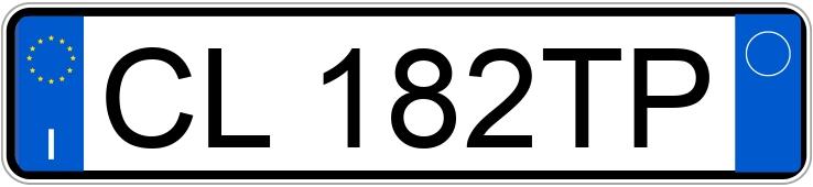 Numer rejestracyjny CL182TP posiada FIAT Stilo