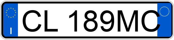 Numer rejestracyjny CL189MC posiada AUDI A3 2a serie A3 2.0 16V TDI Ambition (103 kw)