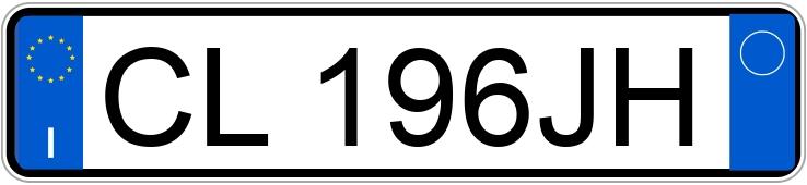 Numer rejestracyjny CL196JH posiada AUDI A4 2a serie