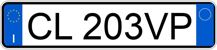 Numer rejestracyjny CL203VP posiada CITROEN Xsara