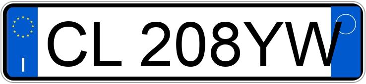 Numer rejestracyjny CL208YW posiada FIAT Punto 3a serie